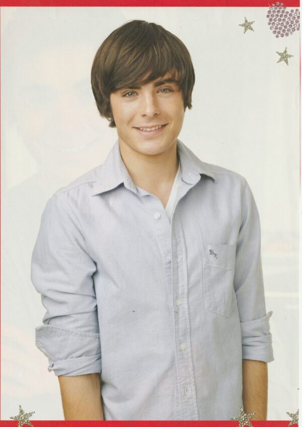 Zac Efron teen magazine pinup clipping Cool mag pix double sided