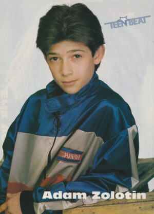 Adam Zolotin Erik Von Detten teen magazine pinup blue jacket Teen Beat