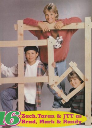 Jonathan Taylor Thomas Taran Noah Smith Zachery Ty Bryan teen magazine pinup Home Improvement promo photo shoot 1994 16 mag