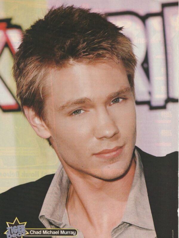 Chad Michael Murray teen magazine pinup headshot lips One Tree Hill Tiger Beat eyes pix
