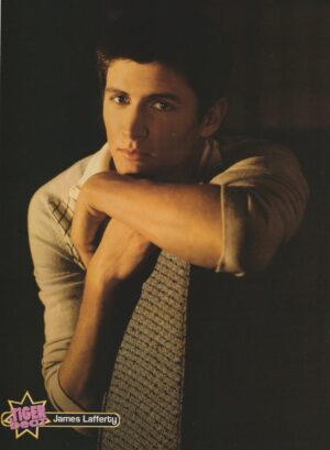 James Lafferty Ricky Ullman teen magazine pinup clipping One Tree Hill chair Tiger Beat pix