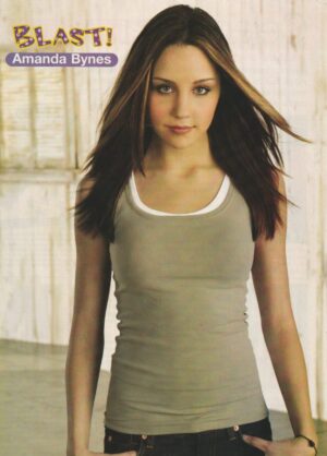 Amanda Bynes teen magazine pinup clipping actress beautiful Blast pix