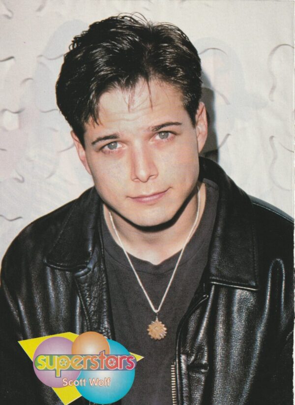 Saved By the Bell New Class Scott Wolf teen magazine Superstars pix 90's - Image 2