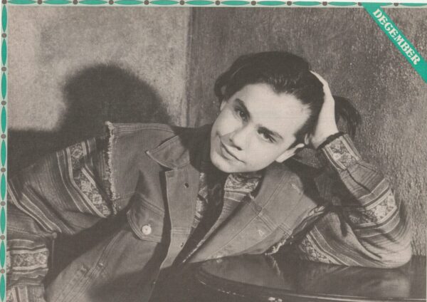 Rider Strong teen magazine pinup clipping Babes 90's Bop Big Bopper crush BMW