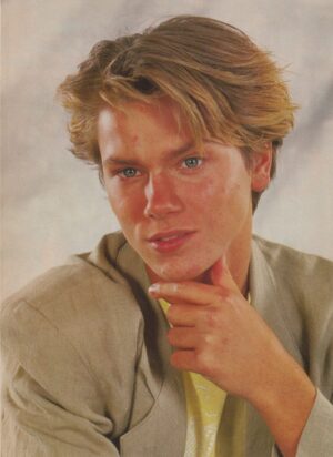 River Phoenix Candace Cameron teen pinup clipping modeling tree 80's 90's pix