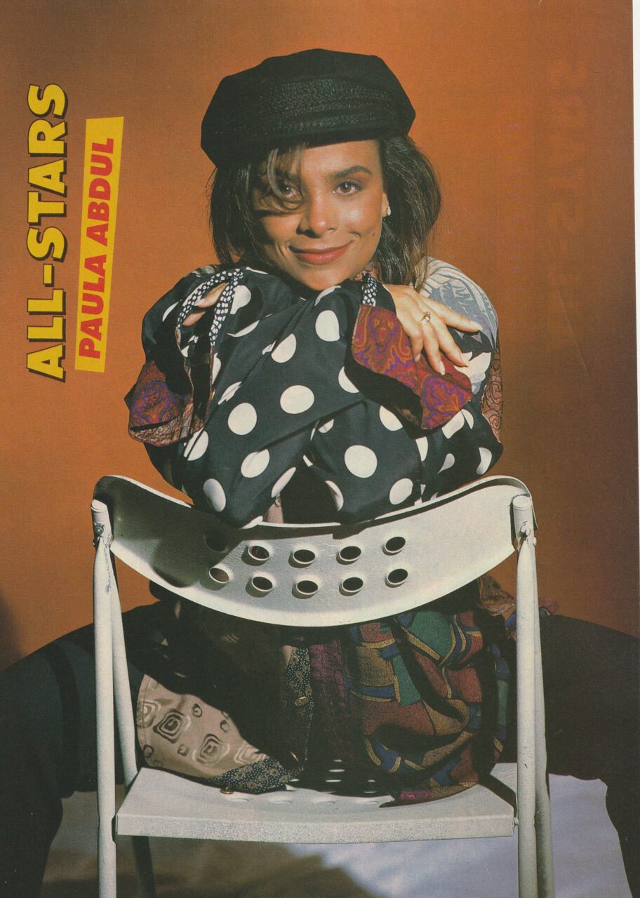 Fred Savage Paula Abdul teen magazine pinup All-Stars baseball shorts preteen