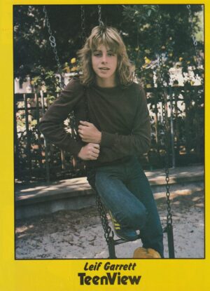 Leif Garrett teen magazine pinup clipping playground tight jeans Teen View PIX