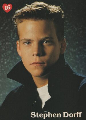 Stephen Dorff teen magazine pinup clipping headshot child star 16 mag picture