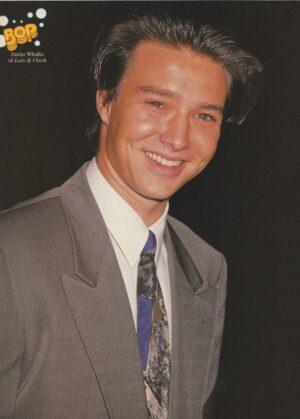 Justin Whalin Candace Cameron teen magazine pinup clipping suit tie Bop pix