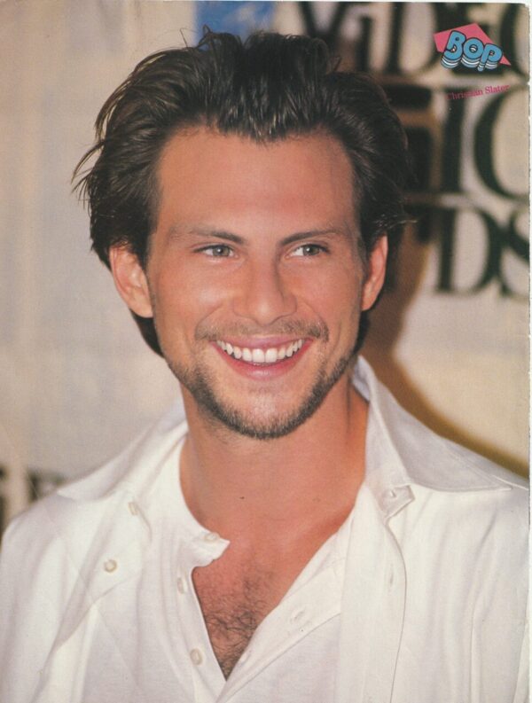 Mark Paul Gosselaar Christian Slater teen magazine pinup Sjobeck hat Bop pix - Image 2