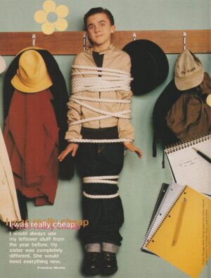 Frankie Muniz teen magazine pinup clipping preteen tied up young pix child star