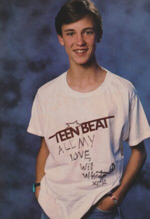 Wil Wheaton teen magazine pinup clipping Teen Beat t-shirt young pix Star Trek