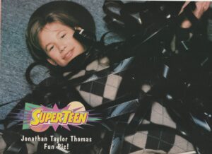Jonathan Taylor Thomas Tony Lucca teen magazine pinup clipping film Superteen