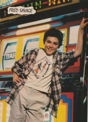 Sean Astin Fred Savage teen magazine pinup clipping Wizard Wonder Years Bop