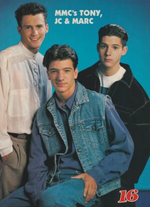 JC Chasez Tony Lucca Luke Perry MMC Nsync teen magazine pinup clipping RARE