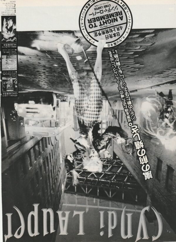 Cyndi Lauper teen magazine pinup A night to remember legs pix