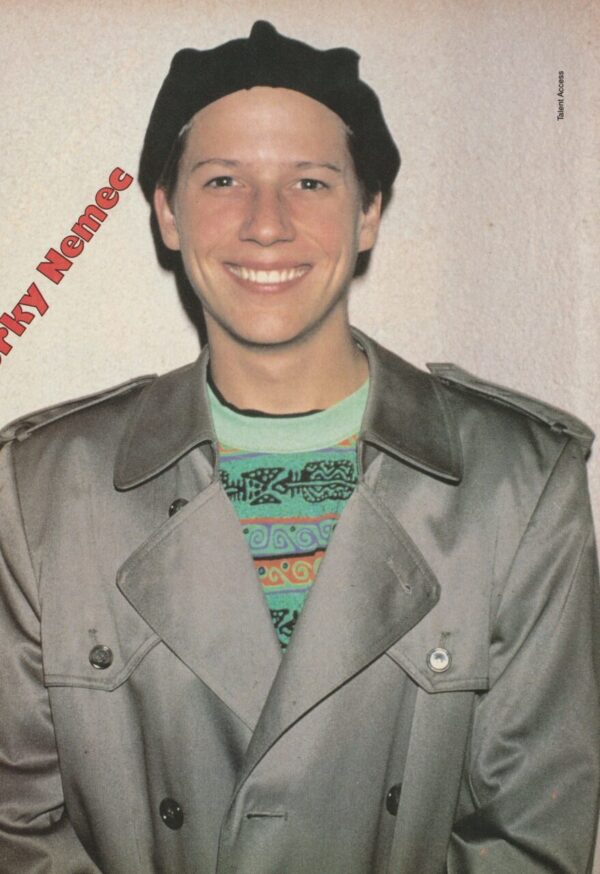 Corin Nemec William Jayne Bobby Jacoby teen magazine pinup grey jacket Teen Set