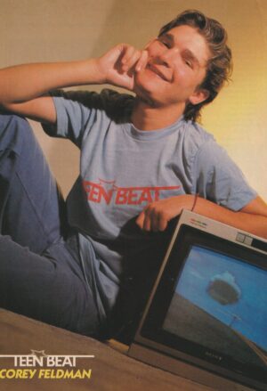 Corey Feldman teen pinup clipping Teen Beat t-shirt old tv pix