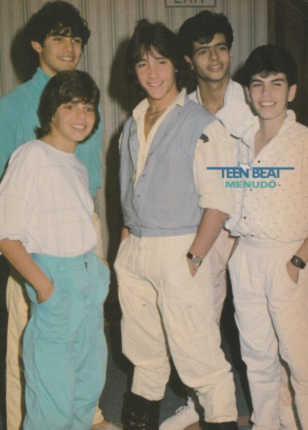 Menudo teen magazine pinup boys Teen Beat slacks pix