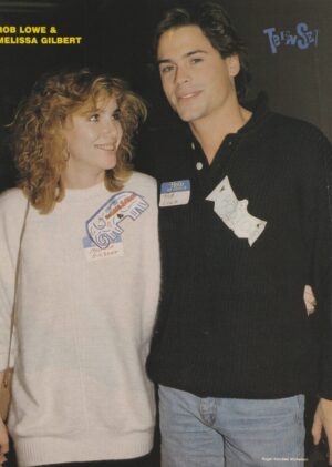 Rob Lowe Melissa Gilbert Michael J. Fox teen magazine pinup Teen Set pix