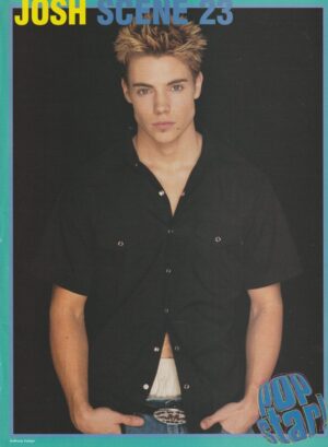 Josh Henderson teen magazine pinup clipping Scene 23 boxers showing Pop Star