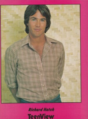 Richard Hatch teen magazine teen magazine pinup hands behind back Teen Set pix