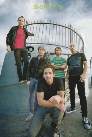 Simple Plan teen magazine pinup clipping Japan pix outside picture rock idol