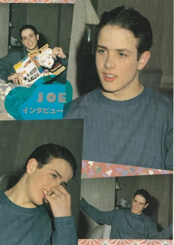 Joey Mcintyre New Kids on the block teen magazine pinup clipping Japan pics