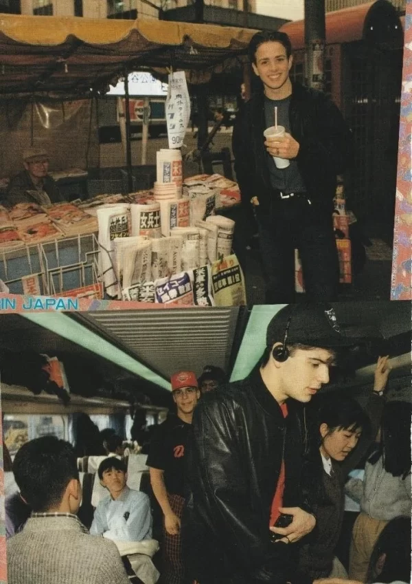 Joey Mcintyre Jordan Knight teen magazine pinup clipping Japan pics