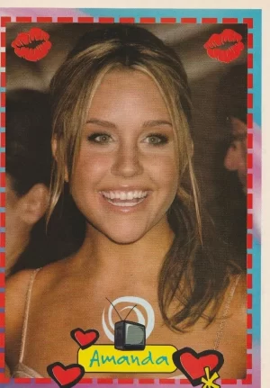 Amanda Bynes teen magazine pinup clipping actress Blast headshot pic pix