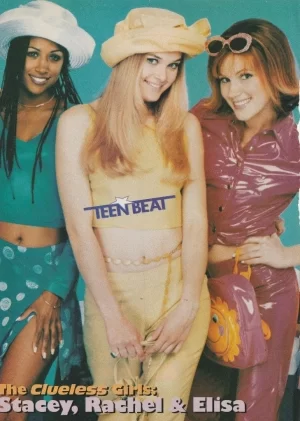 Saved By the Bell New Class Alicia Silverstone teen magazine clipping Clueless