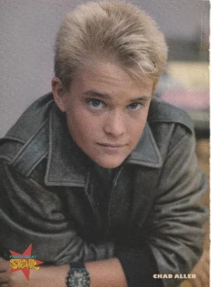 Chad Allen Matthew Perry teen magazine pinup clipping pix vintage leather Star