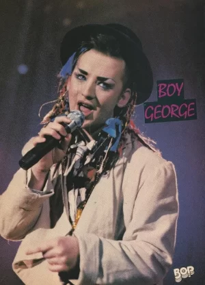 Boy George Adam Ant teen magazine pinup clipping Bop stage tour pix Big Bopper