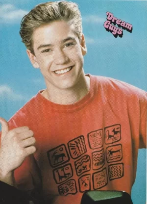 New Kids on the block Mark Paul Gosselaar teen pinup clipping Dream Guys thumb