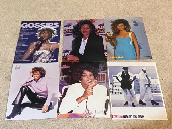 Whitney Houston teen magazine pinup clippings lot 90s Pop Star Rip Bop Teen Beat