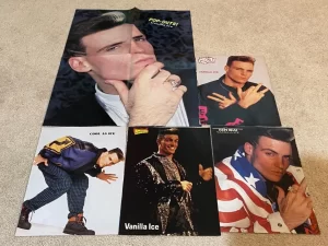 Vanilla Ice teen magazine pinup clippings lot 90s Rapper Bop Teen Beat posters