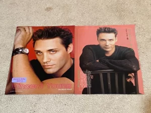 Vincent Young teen magazine pinup clippings lot 90s Bop Teen Beat squat Japan