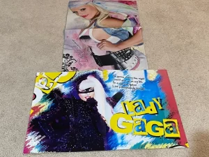 Vampire Diaries Lady Gaga Paul Wesley Ian Somerhalder teen magazine poster pix
