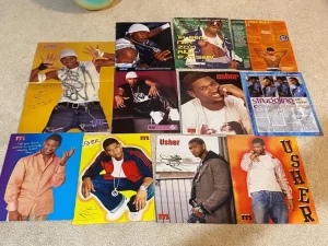 Usher teen magazine pinup clippings lot 2000 M Twist Pop Star sexy pix young