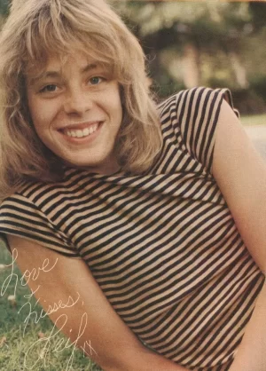 Leif Garrett teen magazine pinup clipping headshot grass preteen picture Bop