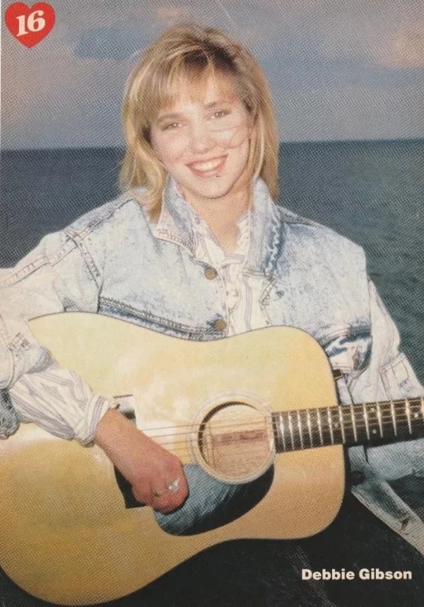 Alyssa Milano Debbie Gibson teen magazine pinup clipping vest 16 mag teen idols - Image 2