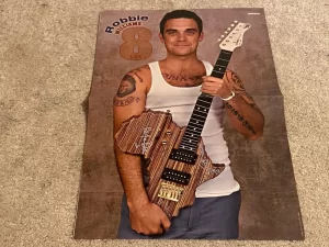 Take That Robbie Williams Juli teen magazine poster clipping Bravo tattoos pix