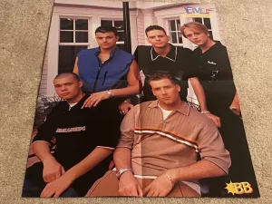 Justin Timberlake Five 5 Nsync teen poster clipping Pop Group Music Music Bop