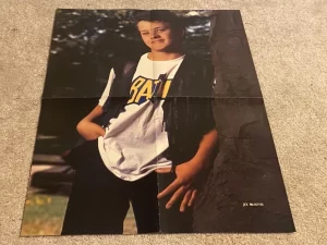 Joey Mcintyre Simpsons teen magazine poster clipping 80's modeling Preteen tree