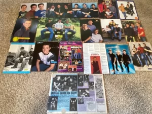 BBMak Christian Burns magazine pinup clippings lot Bop Pop Star Teen Beat pix