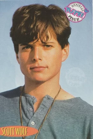 Scott Wolf Christian Slater teen magazine pinup clipping headshot Tutti Frutti