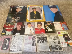 Joey Mcintyre teen magazine pinup poster clippings lot Tiger Beat Bop Teen Beat