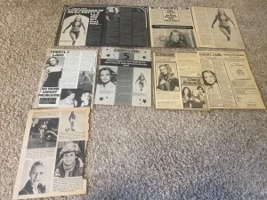 Cheryl Ladd teen magazine pinup clippings lot Teen Beat Tiger Beat swimsuit pix