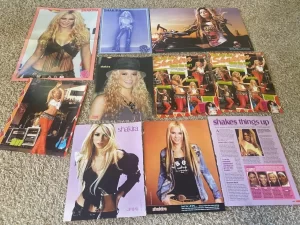 Share Shakira teen magazine pinup clippings lot Tiger Beat Bop Pop Star Bop pix