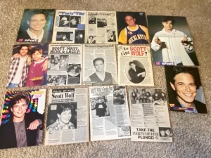 Scott Wolf teen magazine pinup clippings lot Tiger Beat Bop Teen Beat PO5 16 mag